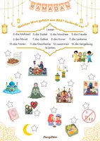 Vorschau - Arbeitsblätter - Ramadan entdecken – Wortschatz & Lesetext - Deckblatt