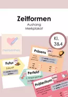 Vorschau - Poster - Zeitformen Aushang - Deckblatt