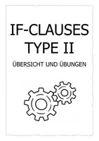 Vorschau - Arbeitsblätter - Materialpaket If- Clauses Type 1 + 2 - Übersicht und Übungen - Seite 1