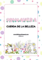 Vista previa - Hojas de trabajo - Cuerda de la Belleza: Primavera - Portada
