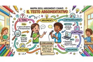 anteprima - Materiale di supporto/inclusione - Mappa Testo argomentativo - Pagina di copertina