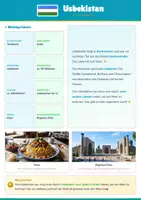 Vorschau - Arbeitsblätter - Steckbrief Usbekistan — Länder und Kontinente entdecken - Deckblatt