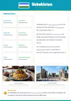 Vorschau - Arbeitsblätter - Steckbrief Usbekistan — Länder und Kontinente entdecken - Seite 1