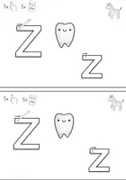 Vorschau - Arbeitsblätter - Miniheft zum Buchstaben Z z + Lernvideo - Seite 3
