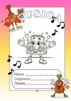 anteprima - Materiale di supporto/inclusione - COPERTINA QUADERNO DI MUSICA – RADIO – - Pagina di copertina