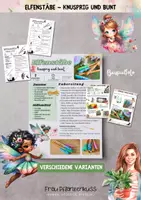 Vorschau - Unterrichtsreihen - Elfenrezept 5: Elfenstäbe knusprig und bunt ab 2. Klasse Grundschule - Seite 2