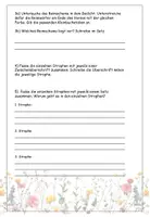 Vorschau - Arbeitsblätter - Paket: Frühlingsgedichte untersuchen: "Schöner Frühling" / "Frühlings Begrüßung" (Klasse 4-6, inkl. Lösungen) - Seite 2