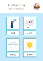 Vorschau - Poster - The Weather (Bild- und Wortkarten) - Deckblatt