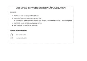 Vorschau - Spiele - Brettspiel "Verben mit Präpositionen" - Seite 1