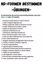 Vorschau - Arbeitsblätter - nd-Formen? Keine Panik! Übungen - Seite 1