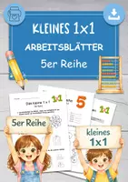 Vorschau - Arbeitsblätter - 5er Reihe Arbeitsblätter Kleines 1x1 Übungen - Deckblatt