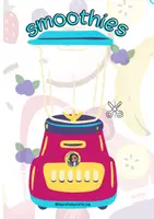 Vista previa - Tarjetas / Manipulativos - Hagamos Smoothies. Seguimiento de instrucciones - página 1