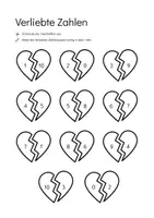 Vorschau - Arbeitsblätter - Die Verliebten Zahlen (Arbeitsblatt) - Deckblatt