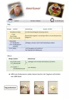 Vorschau - Arbeitsblätter - Einfaches Rezept _ Kleingebäck_Amerikaner - Deckblatt