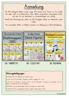Vorschau - Fördermaterial/Inklusion - 100 häufigste Wörter, Karteikarten, Grundwortschatz - Seite 1