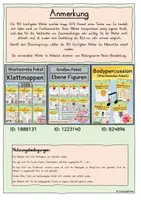 Vorschau - Arbeitsblätter - 100 häufigste Wörter, Schreibkompetenz, Leseverständnis, Grundwortschatz - Seite 1