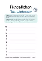 Vorschau - Arbeitsblätter - Winterliche Rätsel- und Schreibaufgaben im Fach Deutsch - Seite 3