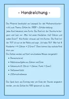 Vorschau - Spiele - Zahlen bis 1000 Zahldarstellung Ich habe wer hat - Seite 1