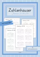 Vorschau - Arbeitsblätter - Zahlenhäuser Zahlenraum 20, 100, 1000 - Deckblatt