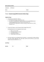 Vorschau - Arbeitsblätter - Klassenarbeit: Entspannungspolitik & Ende des Kalten Kriegs - Seite 1