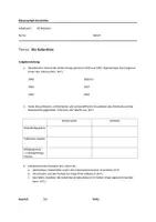 Vorschau - Arbeitsblätter - Klassenarbeit: Kalter Krieg & Kuba-Krise - Seite 1