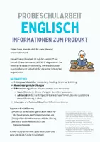Vorschau - Arbeitsblätter - 3.Englisch-Probeschularbeit - 3.Klasse Mittelschule/Gymnasium - Seite 1