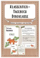 Vorschau - Bildkarten - Klassentier Tagebuch Dinoklasse - Deckblatt