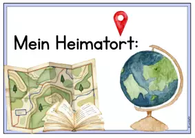 Vorschau - Unterrichtsreihen - Kartenkunde, Heimatort, Kompass, Gemeinde - Materialpaket - Seite 3