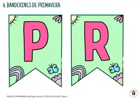 Vista previa - Unidades / Secuencias / Situaciones de Aprendizaje - BANDERINES DE PRIMAVERA - página 1