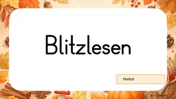 Vorschau - Präsentationen/Tafelbilder - Materialpaket Jahreszeiten – Blitzlesen | Klasse 2 - 3 - Seite 1