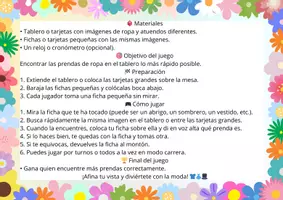 Vista previa - Tarjetas / Manipulativos - Lince®️ Prendas de Vestir (AVD) - página 1