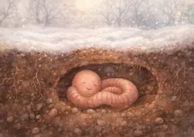 Vorschau - Bildkarten - Kamishibai Geschichte Frühling Kita Rudi der Regenwurm - Seite 2