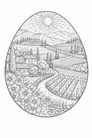 Vorschau - Mal- und Bastelvorlagen - 71 Osterei-Ausmalbilder zu Ostern mit Bastelanleitung. - Seite 3