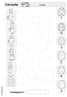 Vorschau - Arbeitsblätter - Ostern Lerntheke Klasse 1 | Arbeitsblätter Deutsch & Mathe - Seite 1