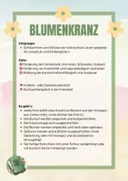 Vorschau - Mal- und Bastelvorlagen - Blumenkranz Bastelvorlage Ostern Frühling - Seite 2