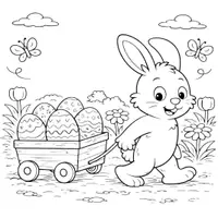 Vorschau - Mal- und Bastelvorlagen - Osterhasen Ausmalbilder (50 Malvorlagen) - Seite 2