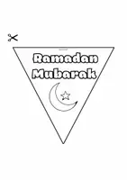 Vorschau - Arbeitsblätter - 🌙Girlade Ramadan | Ramadan deko | Ramadan Bastelvorlage | Kreatives Basteln Ramadan | - Seite 1