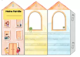 Vorschau - Anderer Materialtyp - Meine Familie Faltbuch Leporello - Seite 1