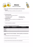 Vorschau - Stundenentwürfe - Funktionelle Gruppen: Alkohole ⚠️🍻 - Deckblatt