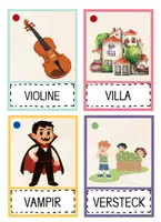 Vorschau - Stationenlernen - Buchstabe V – Bildkarten zum Lesen lernen | Alphabetisierung, DaZ & Deutsch für Grundschule - Seite 2