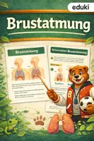 Vorschau - Arbeitsblätter - Brust- und Bauchatmung beim Menschen - Biologie 5./6. Klasse - Deckblatt