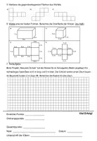 Vorschau - Test - Klassenarbeit - Geometrie (Flächen) - Seite 1