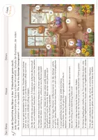Vorschau - Arbeitsblätter - Frühling Lesespur Klasse 2 - 4: Frühblüher - Der Bär im Blumenladen - Seite 3