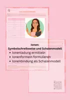 Vorschau - Arbeitsblätter - Materialpaket: Salze und Ionen - Deckblatt