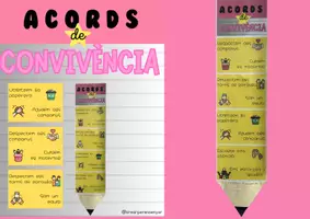 Vista previa - Decoración del aula - ACORDS DE CONVIVÈNCIA - página 1