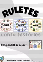 Vista previa - Tarjetas / Manipulativos - RULETES conta histories - Portada
