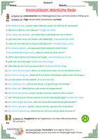 Vorschau - Arbeitsblätter - Integrativer Grammatik-U: Einführung wörtliche Rede in Fabeln (inkl. Präsi und Lösungen) - Seite 2