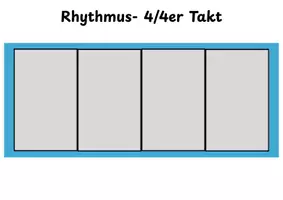 Vorschau - Arbeitsblätter - Rhythmus - Takte legen im Vierviertel- und Dreivierteltakt - Seite 1