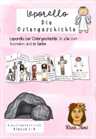 Vorschau - Mal- und Bastelvorlagen - Religion: Die Ostergeschichte als Leporello (Klasse 1, 2, 3, 4) - Deckblatt