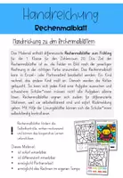 Vorschau - Arbeitsblätter - Rechenmalblätter Frühling | Mathe ZR 20 Klasse 1 - Seite 3